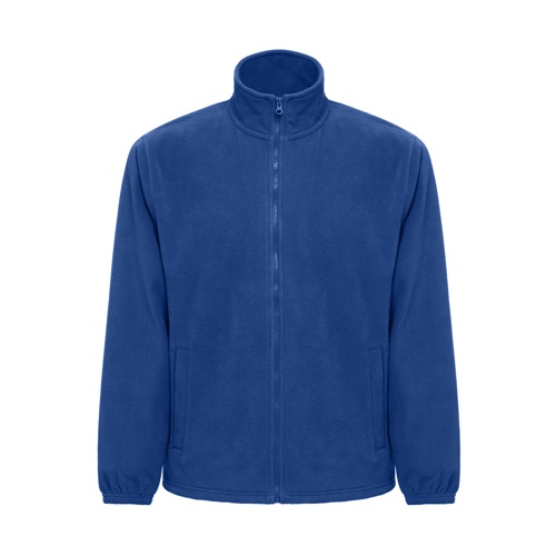 azul royal THC GAMA. Chaqueta polar unisex con cremallera