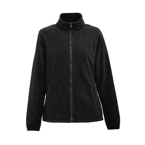 black THC GAMA WOMEN. Chaqueta polar de mujer con cremallera
