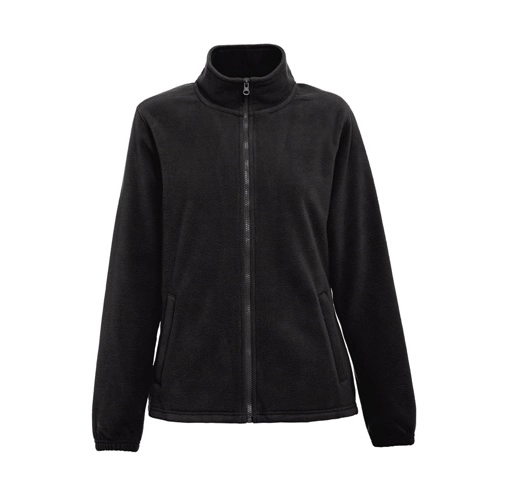 black THC GAMA WOMEN. Chaqueta polar de mujer con cremallera