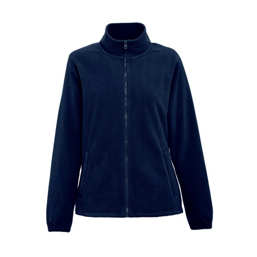blue THC GAMA WOMEN. Chaqueta polar de mujer con cremallera