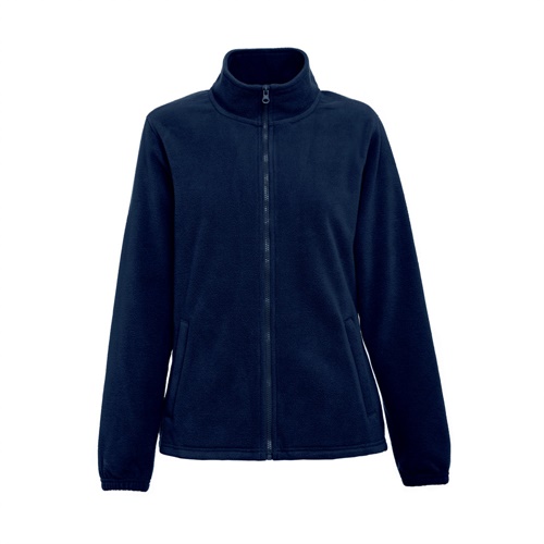 blue THC GAMA WOMEN. Chaqueta polar de mujer con cremallera