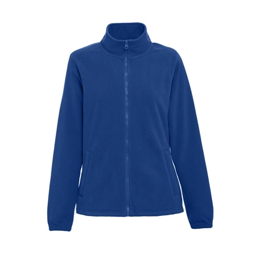 azul royal THC GAMA WOMEN. Chaqueta polar de mujer con cremallera