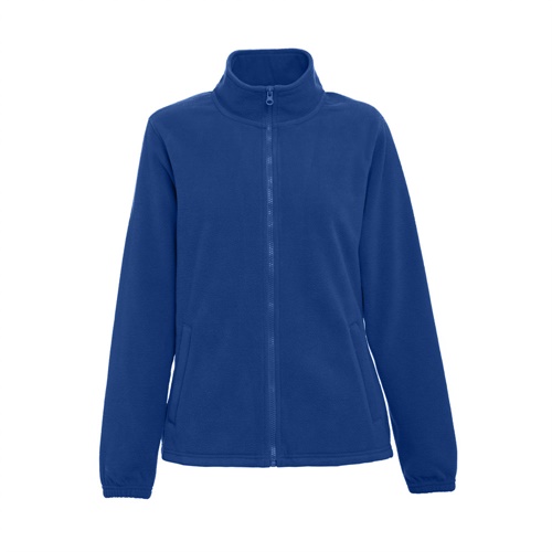 azul royal THC GAMA WOMEN. Chaqueta polar de mujer con cremallera