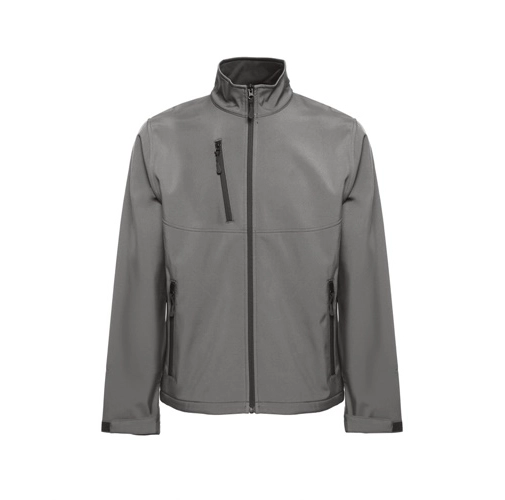 gray THC EANES. Abrigo de softshell