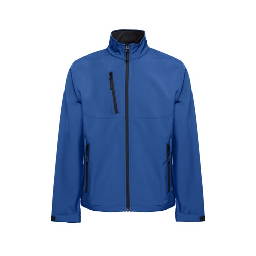 azul royal THC EANES. Abrigo de softshell