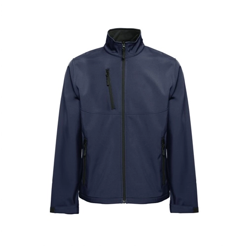 azul marino THC EANES. Abrigo de softshell