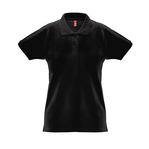 black THC MONACO WOMEN. Polo de mujer