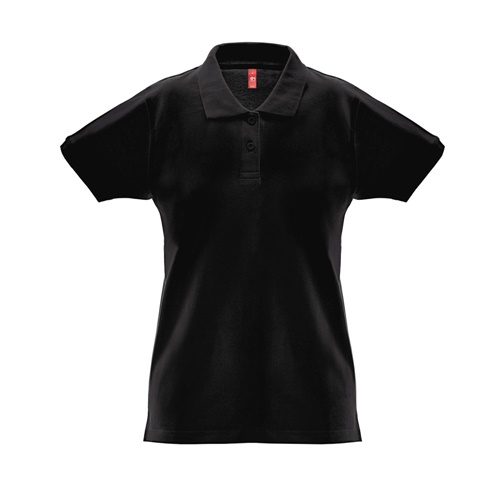 black THC MONACO WOMEN. Polo de mujer