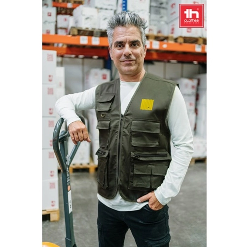 THC PIXEL. Chaleco multibolsillos