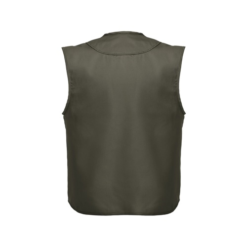 verde militar THC PIXEL 3XL. Chaleco multibolsillos