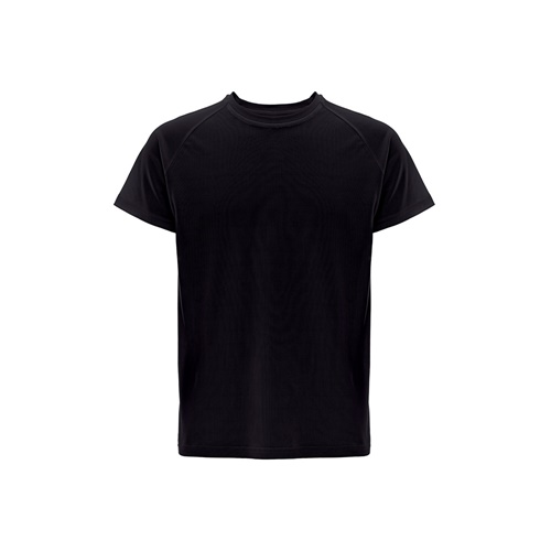 black THC MOVE. Camiseta técnica de manga corta
