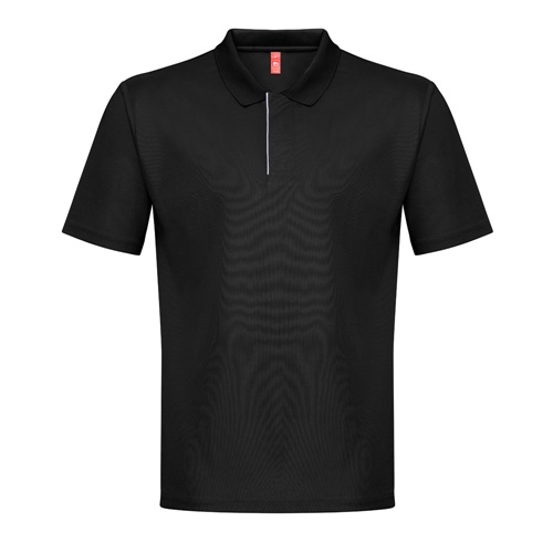 black THC DYNAMIC. Polo técnico hombre