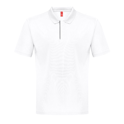 white THC DYNAMIC WH. Polo técnico hombre