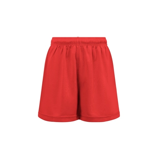 red THC MATCH KIDS. Pantalones cortos deportivos para niños