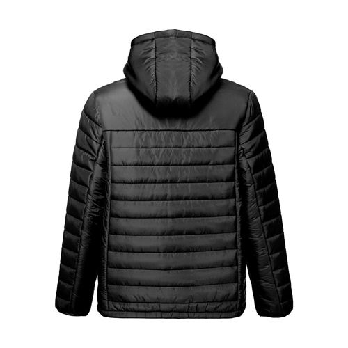 black THC SHIELD. Chaqueta con capucha para hombre