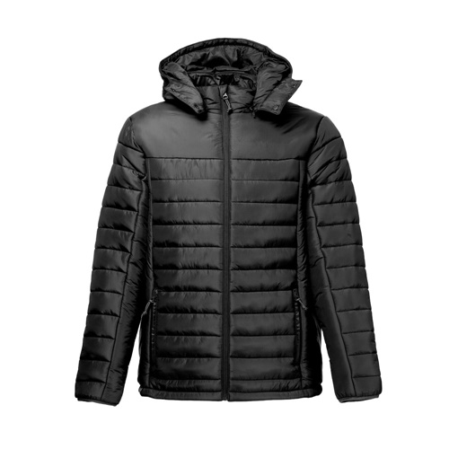black THC SHIELD. Chaqueta con capucha para hombre