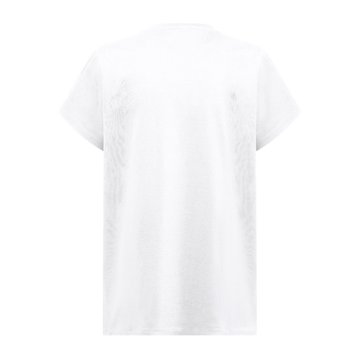 white THC SOFIA REGULAR WH. Camiseta de corte regular para mujer