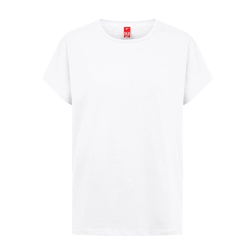 white THC SOFIA REGULAR WH. Camiseta de corte regular para mujer