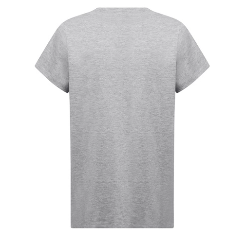 gris claro matizado THC SOFIA REGULAR. Camiseta de corte regular para mujer
