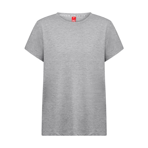 gris claro matizado THC SOFIA REGULAR. Camiseta de corte regular para mujer