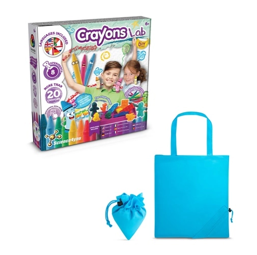 Crayon Factory Kit II. Juego educativo suministrado con una bolsa de regalo plegable de 190T