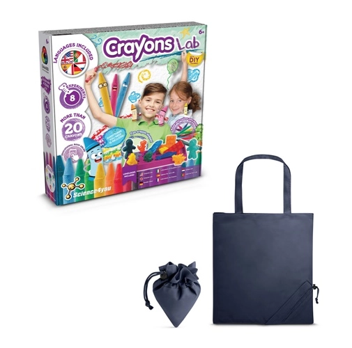 Crayon Factory Kit II. Juego educativo suministrado con una bolsa de regalo plegable de 190T