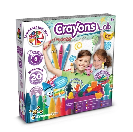 Crayon Factory Kit III. Juego educativo suministrado con una bolsa de regalo de papel kraft (100 g/m²)