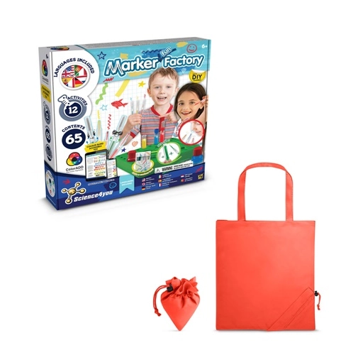 DIY Pen Factory Kit II. Kit educativo suministrado con una bolsa de regalo plegable de 190T