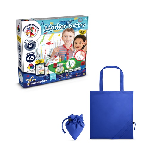 azul royal DIY Pen Factory Kit II. Kit educativo suministrado con una bolsa de regalo plegable de 190T