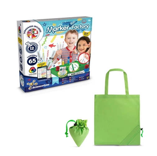 DIY Pen Factory Kit II. Kit educativo suministrado con una bolsa de regalo plegable de 190T