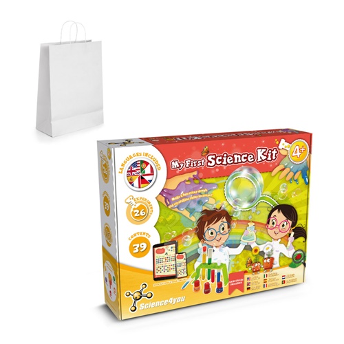 My First Science Kit II. Juguete educativo suministrado con una bolsa de regalo de papel kraft (100 g/m²)