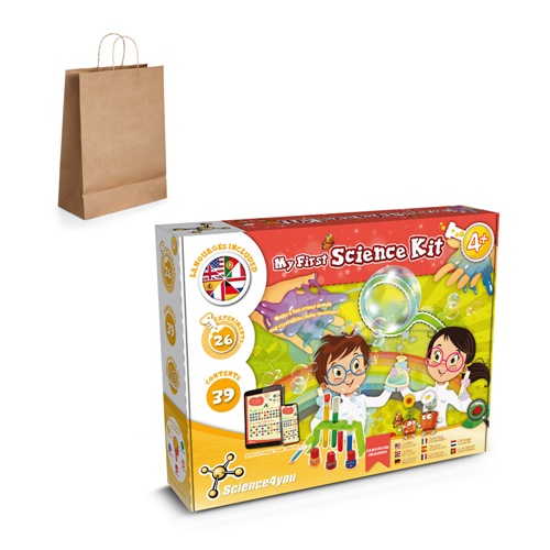 My First Science Kit III. Juguete educativo suministrado con una bolsa de regalo de papel kraft (115 g/m²)