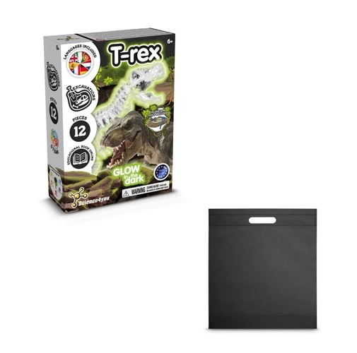 black Fossil Excavation Kit IV. Juego educativo suministrado con una bolsa de regalo de non woven (80 g/m²)