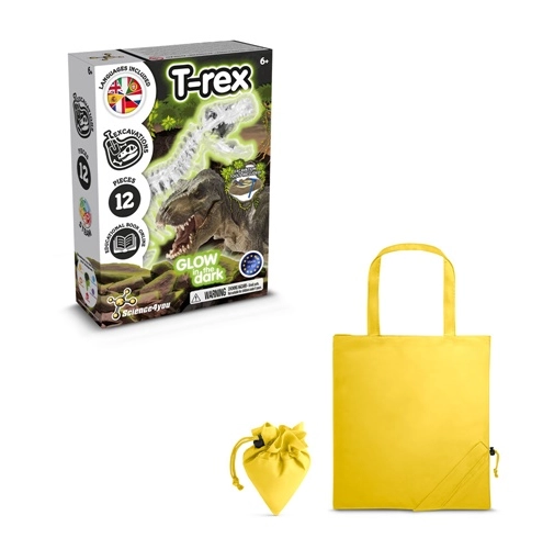 Fossil Excavation Kit V. Juego educativo suministrado con una bolsa de regalo plegable de 190T