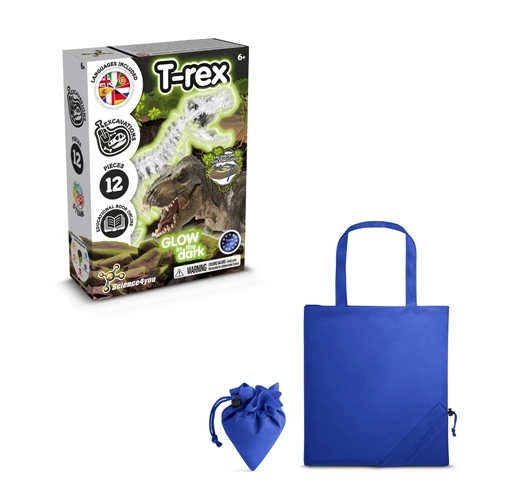 Fossil Excavation Kit V. Juego educativo suministrado con una bolsa de regalo plegable de 190T