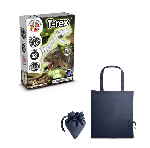 Fossil Excavation Kit V. Juego educativo suministrado con una bolsa de regalo plegable de 190T