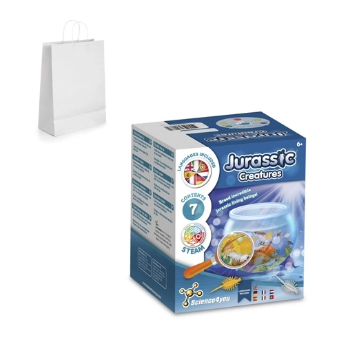 Jurassic Pets Kit III. Juego educativo suministrado con una bolsa de regalo de papel kraft (90 g/m²)