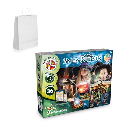 Mystery Potions Kit II. Kit educativo suministrado con una bolsa de regalo de papel kraft (100 g/m²)