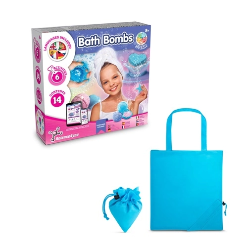Bath Bombs Kit V. Juguete educativo suministrado con una bolsa de regalo plegable de 190T
