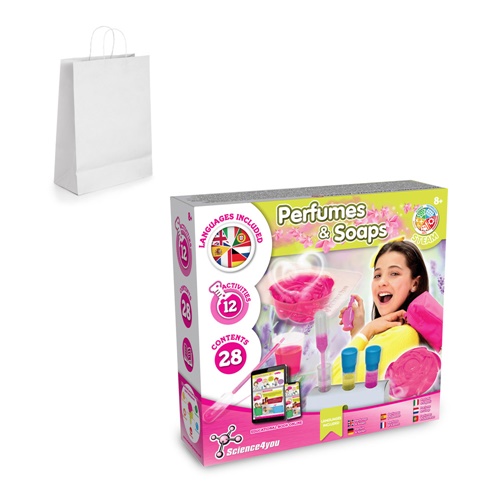 Perfume & Soap Factory Kit II. Juego educativo suministrado con una bolsa de regalo de papel kraft (90 g/m²)