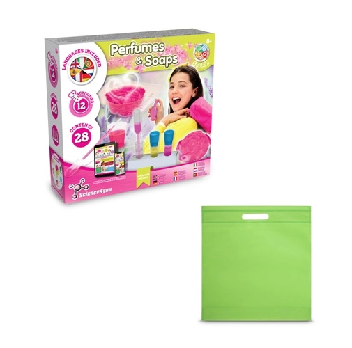 verde claro Perfume & Soap Factory Kit IV. Juego educativo suministrado con una bolsa de regalo de non woven (80 g/m²)