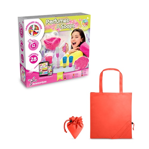 red Perfume & Soap Factory Kit V. Juego educativo suministrado con una bolsa de regalo plegable de 190T