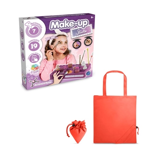 red Makeup Studio Kit II. Kit educativo suministrado con una bolsa de regalo plegable de 190T