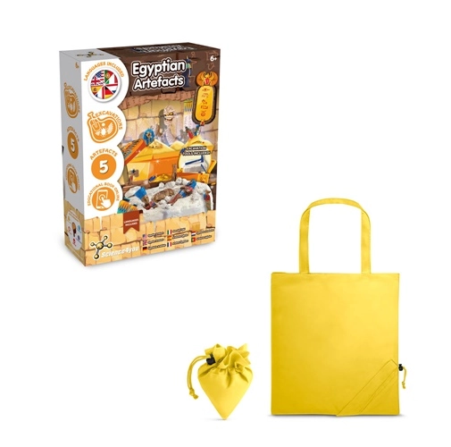 Ancient Egypt Excavation Kit V. Juego educativo suministrado con una bolsa de regalo plegable de 190T