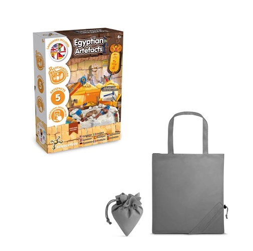 Ancient Egypt Excavation Kit V. Juego educativo suministrado con una bolsa de regalo plegable de 190T