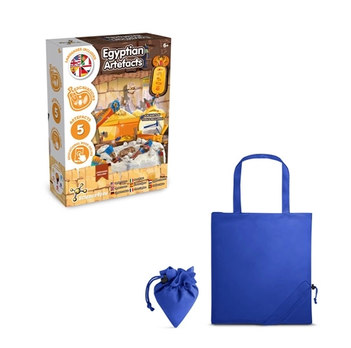 Ancient Egypt Excavation Kit V. Juego educativo suministrado con una bolsa de regalo plegable de 190T