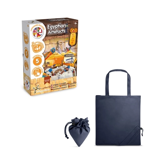 Ancient Egypt Excavation Kit V. Juego educativo suministrado con una bolsa de regalo plegable de 190T