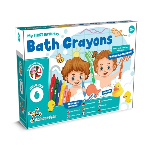 multicolor BATH CRAYONS. Juguete educativo para niños