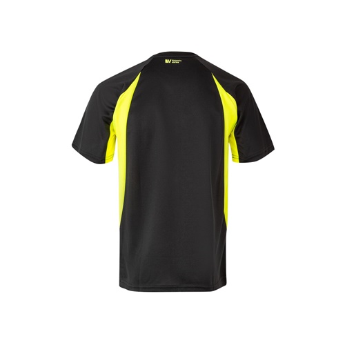 black VL SLAYER. Camiseta técnica ojo de pájaro bicolor (160g/m²), en poliéster (100%)