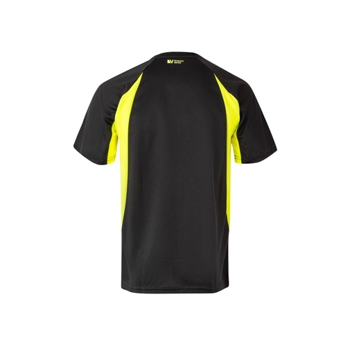 black VL SLAYER. Camiseta técnica ojo de pájaro bicolor (160g/m²), en poliéster (100%)